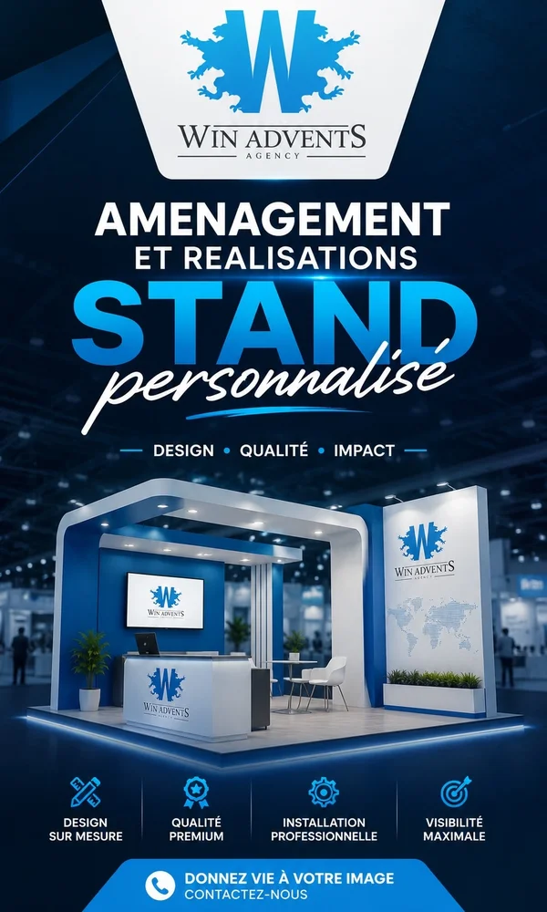 Aménagement et réalisation de stand personnalisé à Oran, Algérie