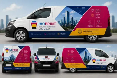 habillage de véhicule - Autocollant et Publicité sur voiture fourgon