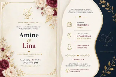 Invitation de mariage